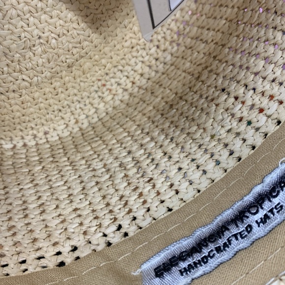 Anthropologie Eleganicia Tropical Boater hat new wtags main image 10